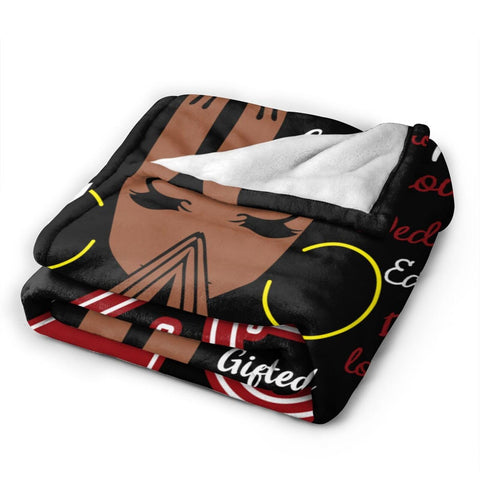JEUAIOAI sorority gifts blanket throw, lightweight warmth for travel and cinema