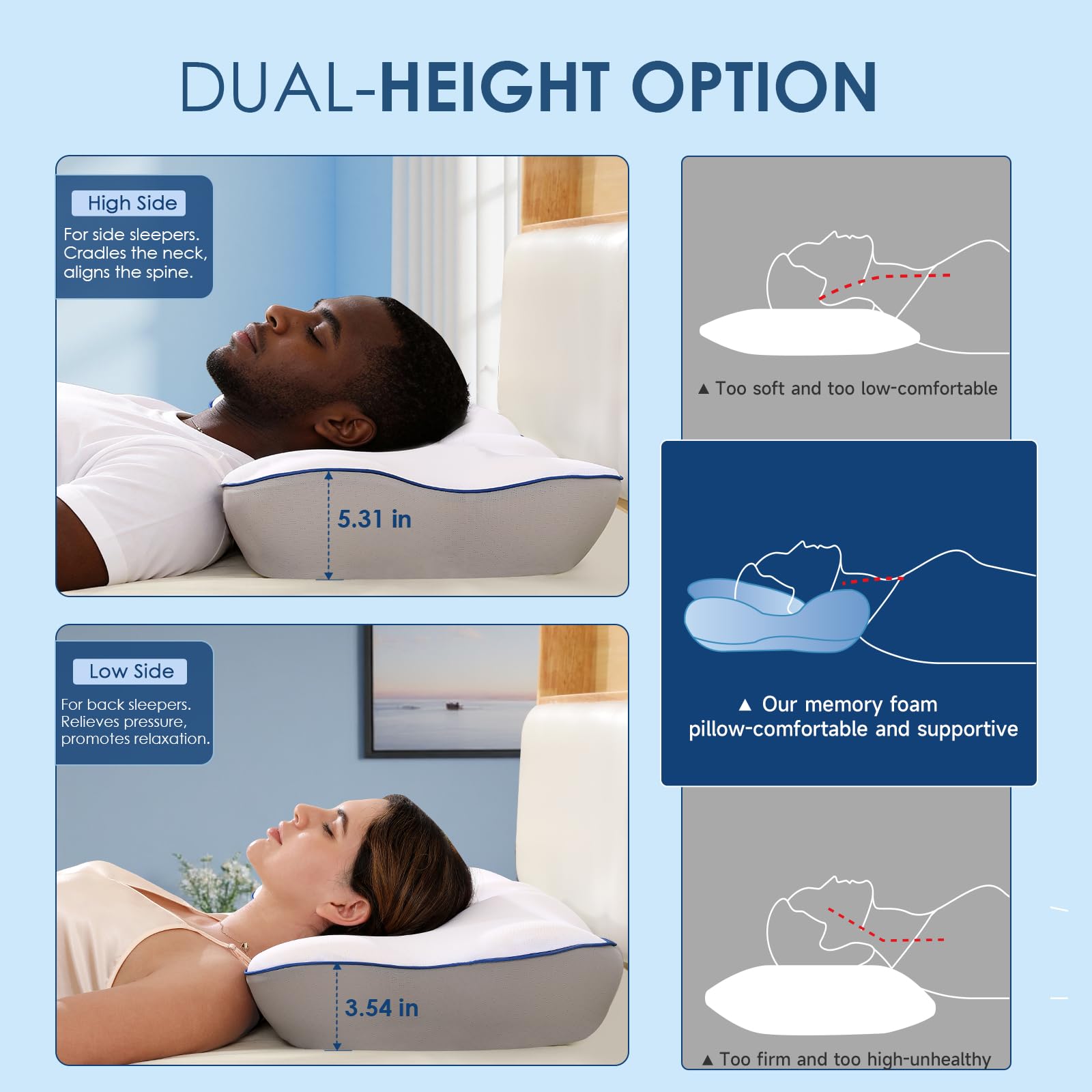 Jiaao Ice Silk cover provides cooling breathability on the pillow