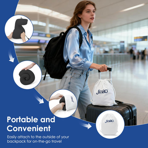 jiaao pillow cover washable emphasizes easy maintenance during travel