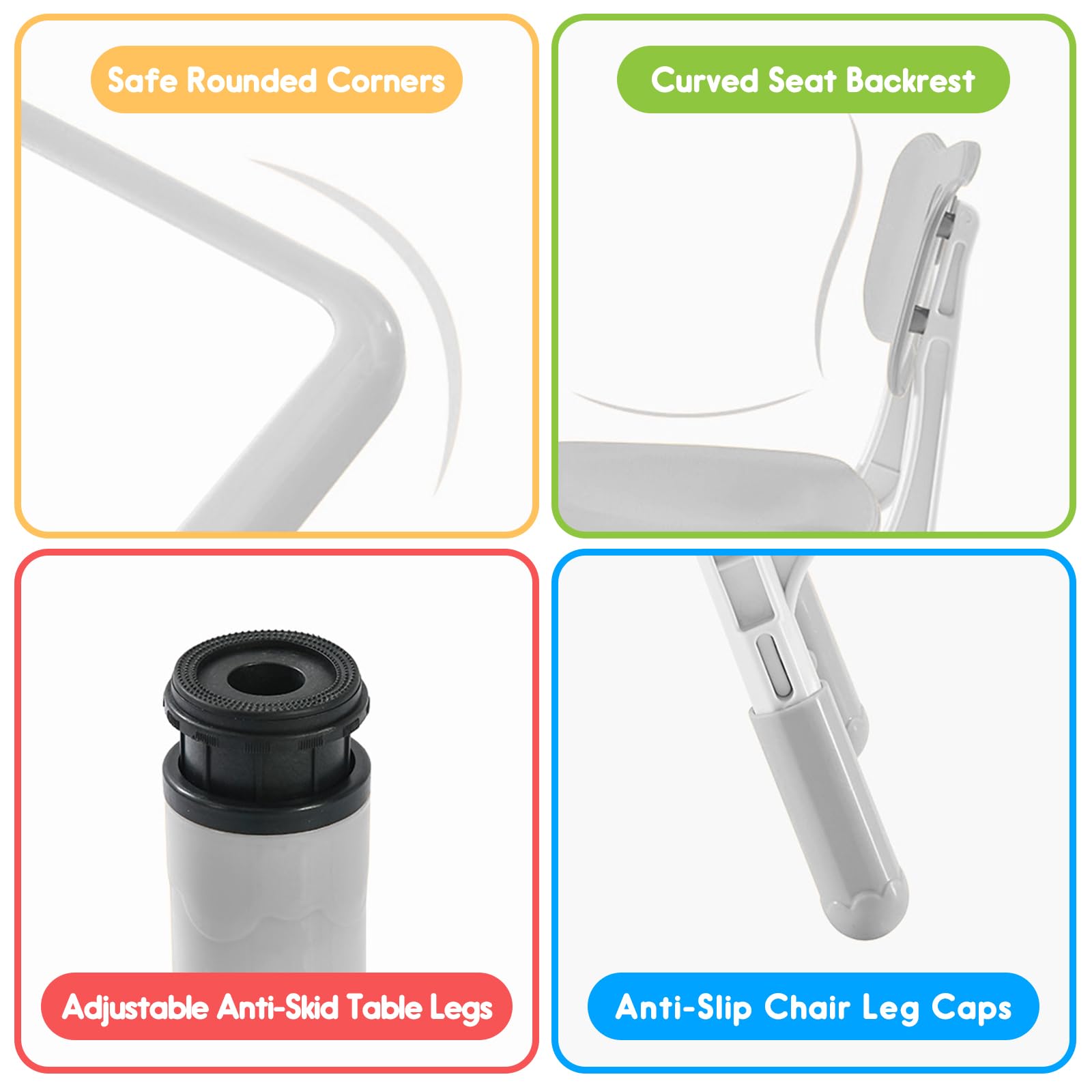JIAOQIU wipeable surface simplifies cleanup after projects.