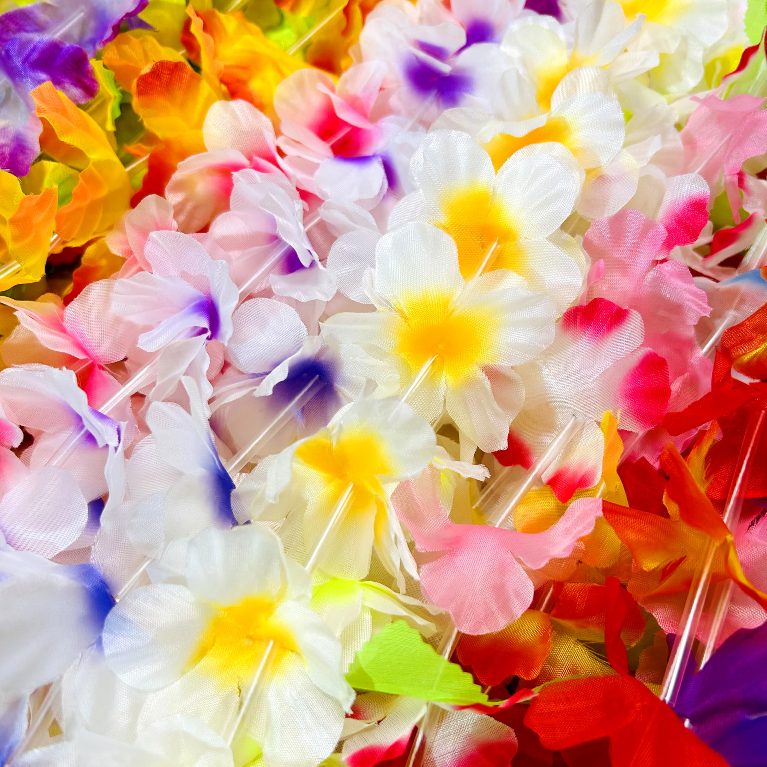 Jiayicheng leis used as ceiling or wall decor for tropical ambiance