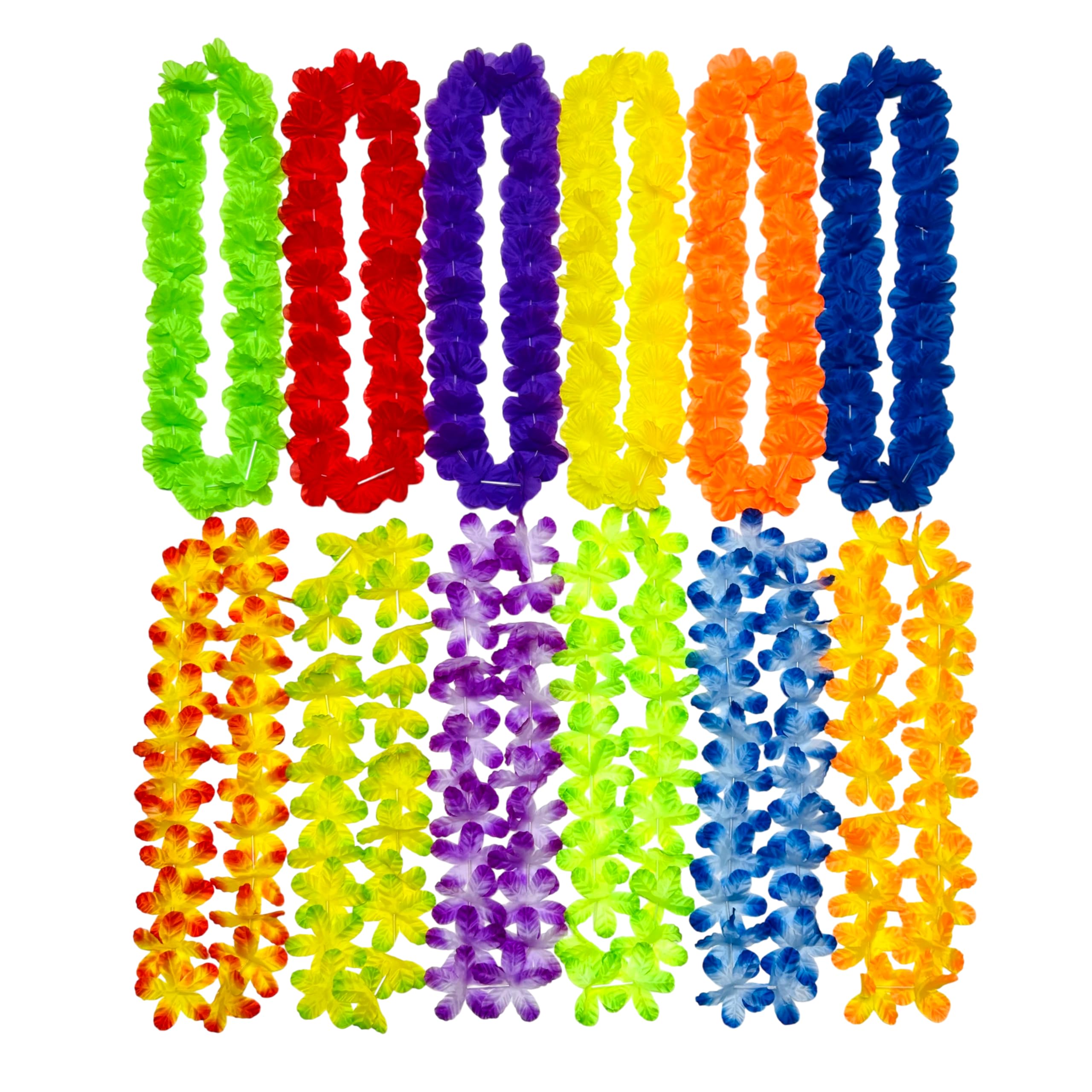 Jiayicheng Hawaiian Leis close-up, vivid hues energize luau decorations