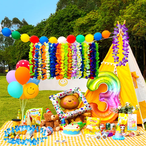 Jiayicheng Hawaiian Leis for graduates with tropical flair as gift idea