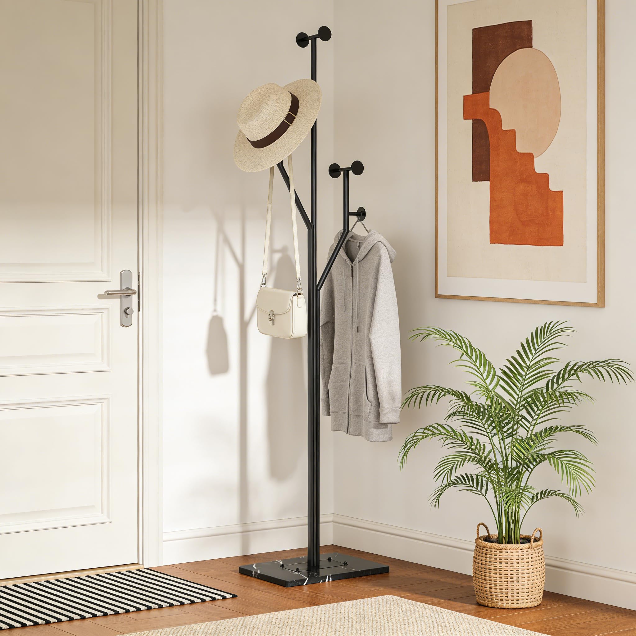 JIAYUEJU easy assembly coat tree setup