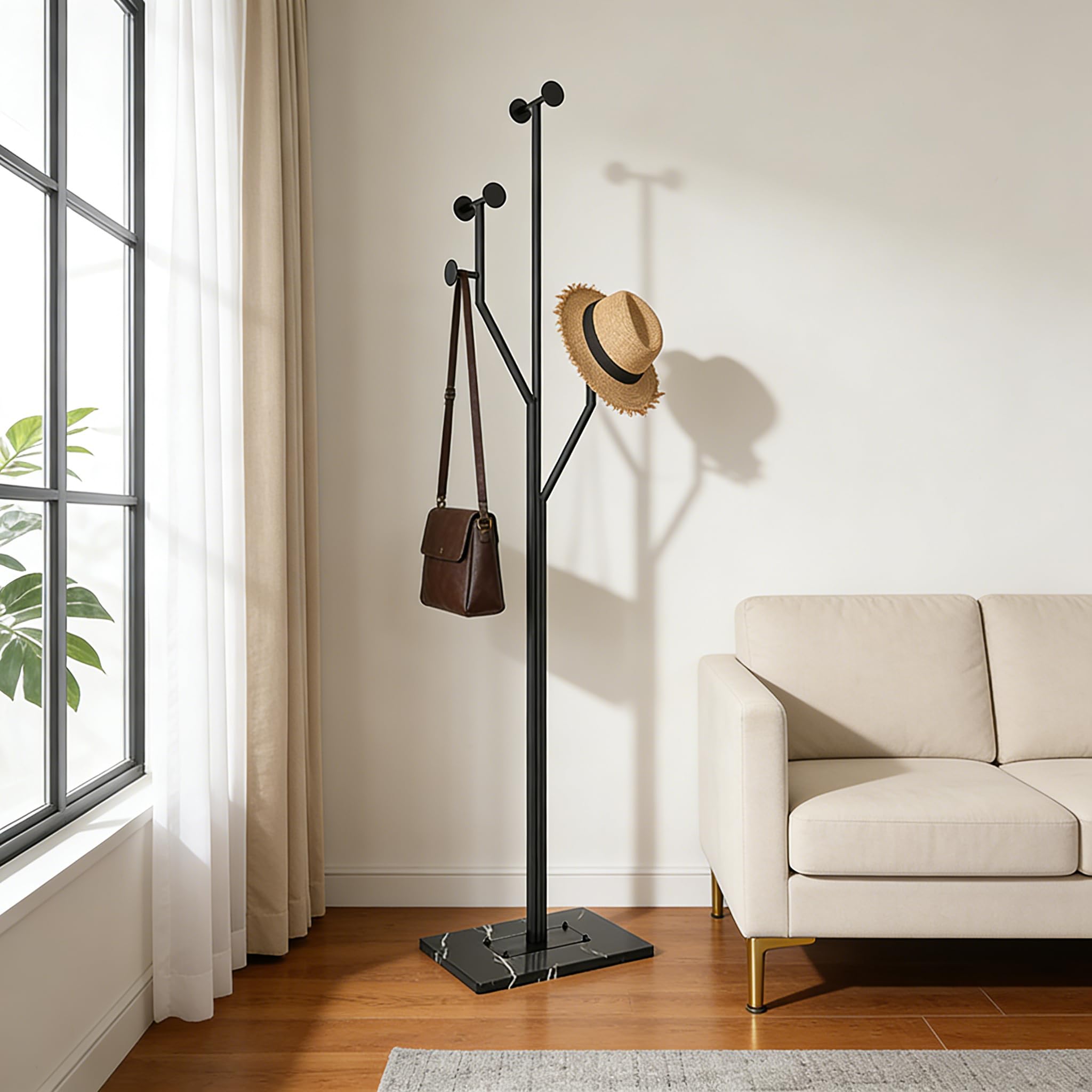 JIAYUEJU versatile coat tree fits office or living room