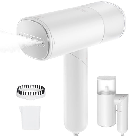 JIELINWEE handheld steamer 1200W for quick wrinkle removal on shirts