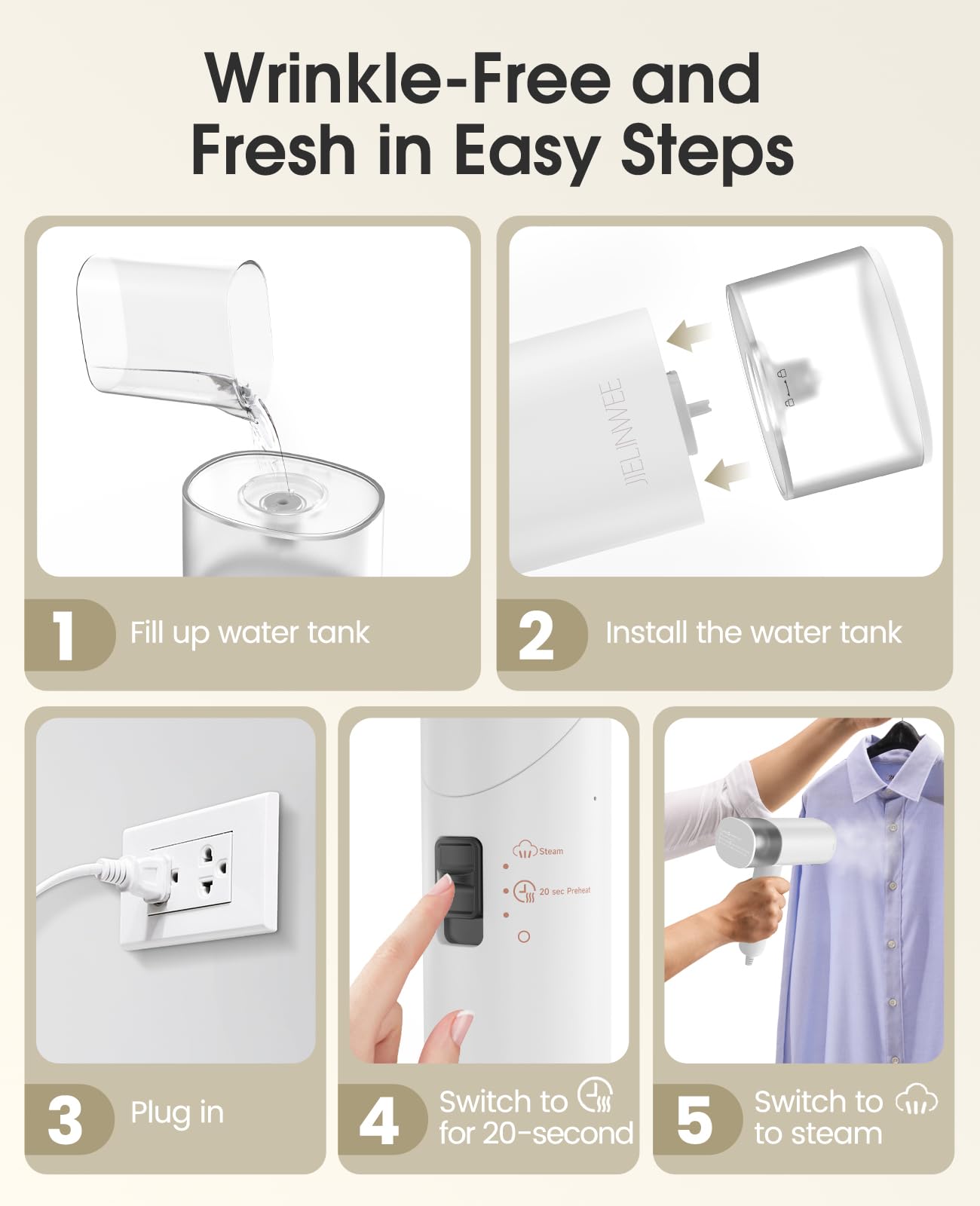 JIELINWEE home and travel use case in a bag