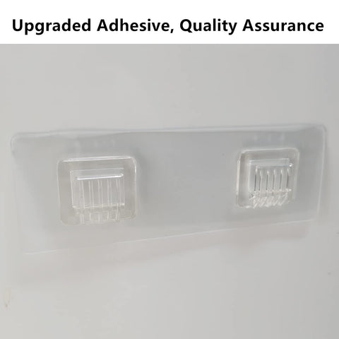 JiePai adhesive caddy ideal for renters with no-drill installation.