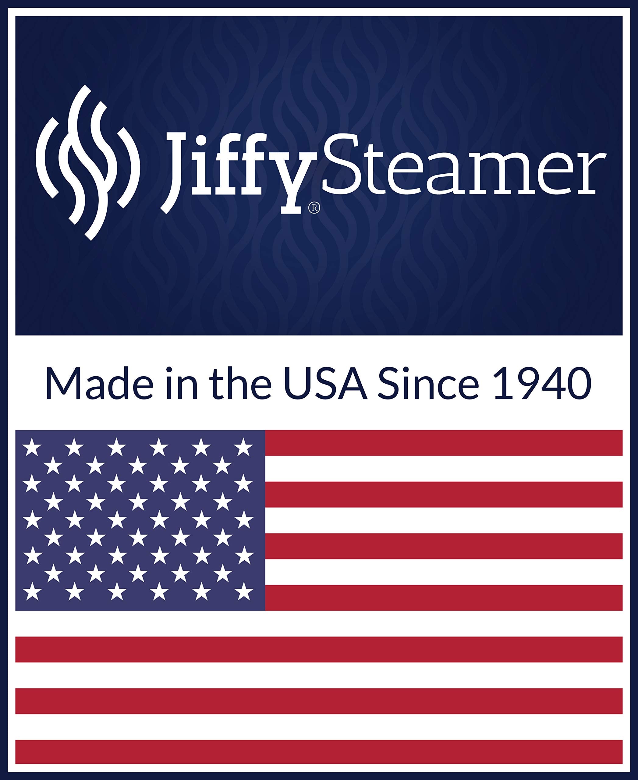 Jiffy Steamer J-2S 1-gallon water bottle enables steady steam without frequent refills