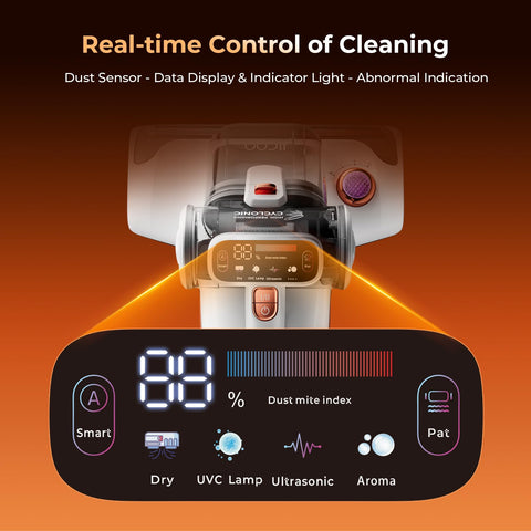 JIGOO T600 MIF filtration traps fine particles down to 0.3 micrometers.
