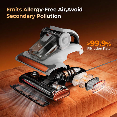 JIGOO T600 smart dust sensor displays real-time bed cleanliness.