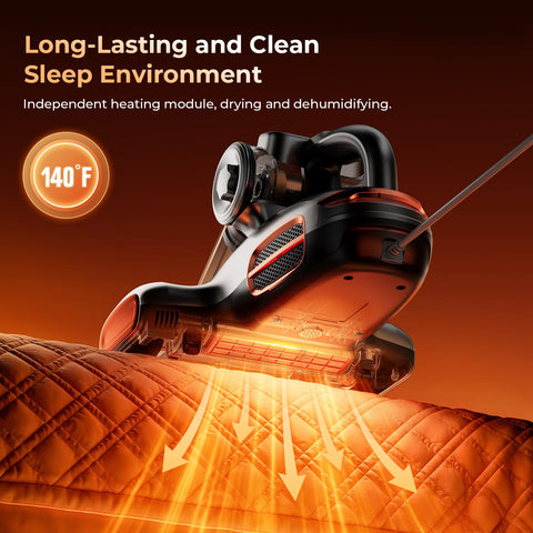 Two modes and tapping help lift dust from fabrics