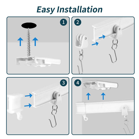 JIHXYER ceiling-brackets-15pcs eases secure mounting.