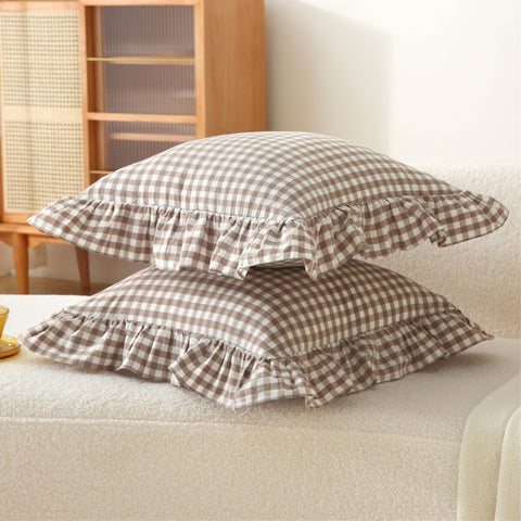 Jilboo machine washable pillow cover simplifies care