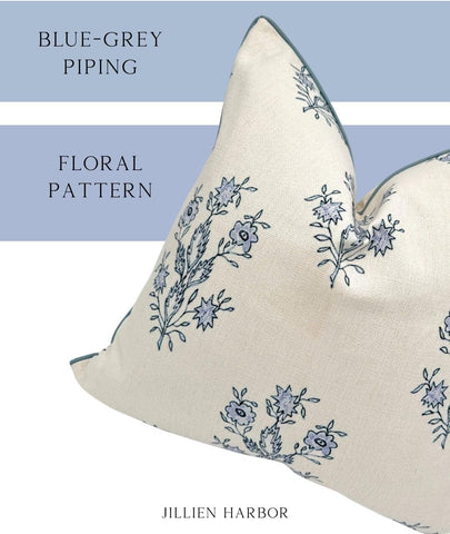 Jillien Harbor The Mary highlights periwinkle tones for timeless decor
