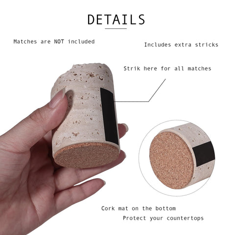 JIMEI match holder with side striker for safer, quicker lighting