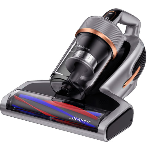 Jimmy BX7 Pro with UV-C light sanitizes mattress surfaces for cleaner bedding.