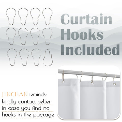 Jinchan easy-care machine-washable curtain ideal for busy households