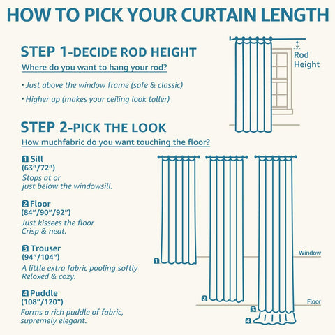Jinchan farmhouse-style curtains add natural charm to any room.