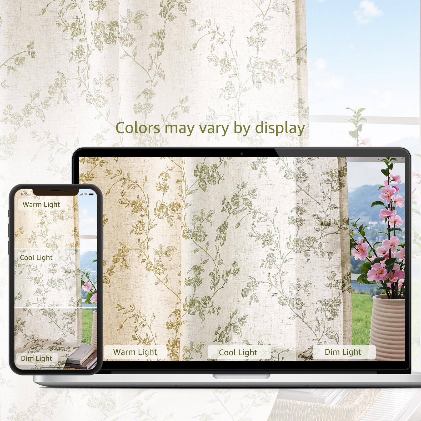 Jinchan machine washable curtains offer easy care and quick refresh