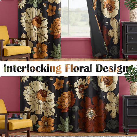 Jinchan Lora versatile curtains offer daytime privacy for living rooms and bedrooms.