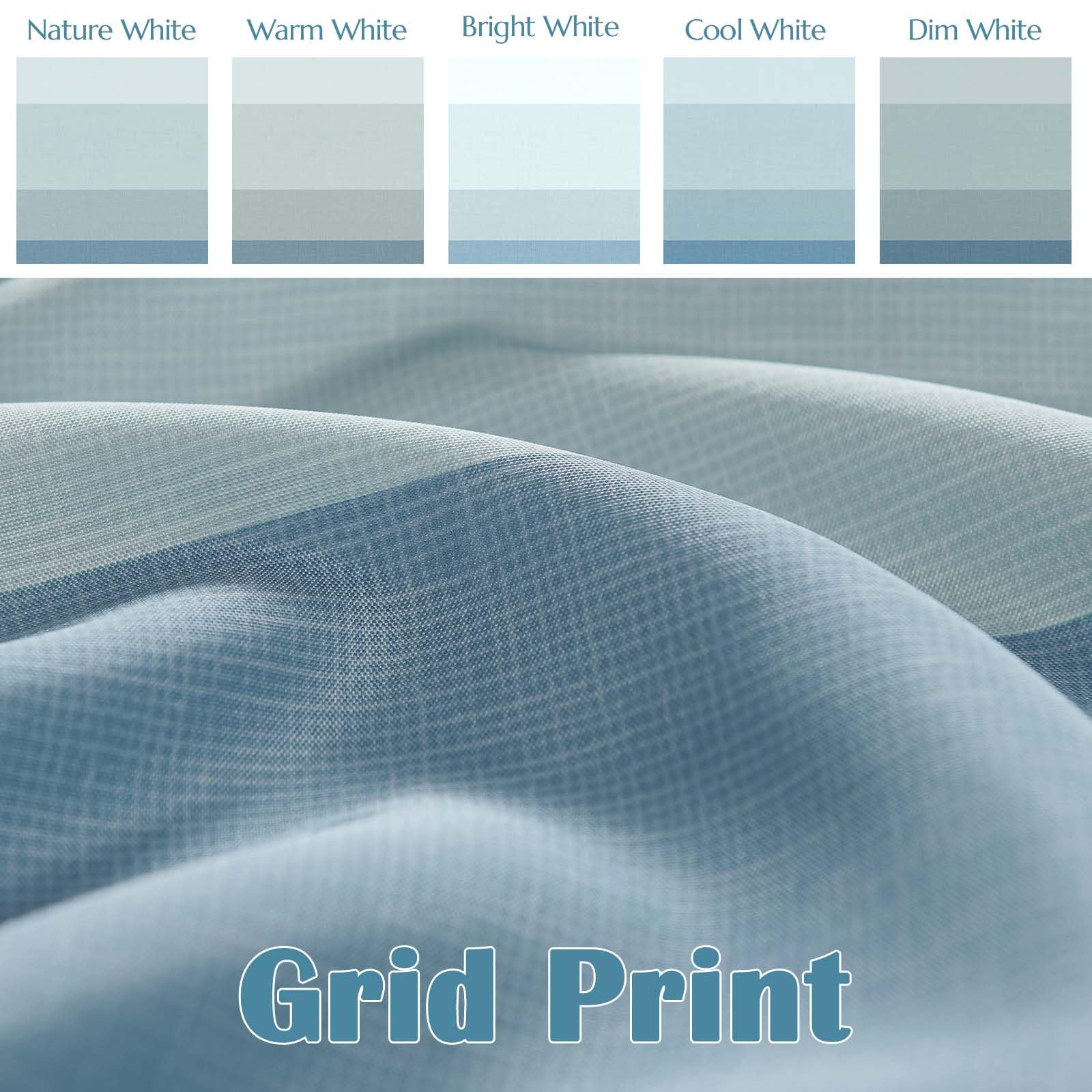 Jinchan nautical gradient curtain creates a calm bathroom atmosphere.