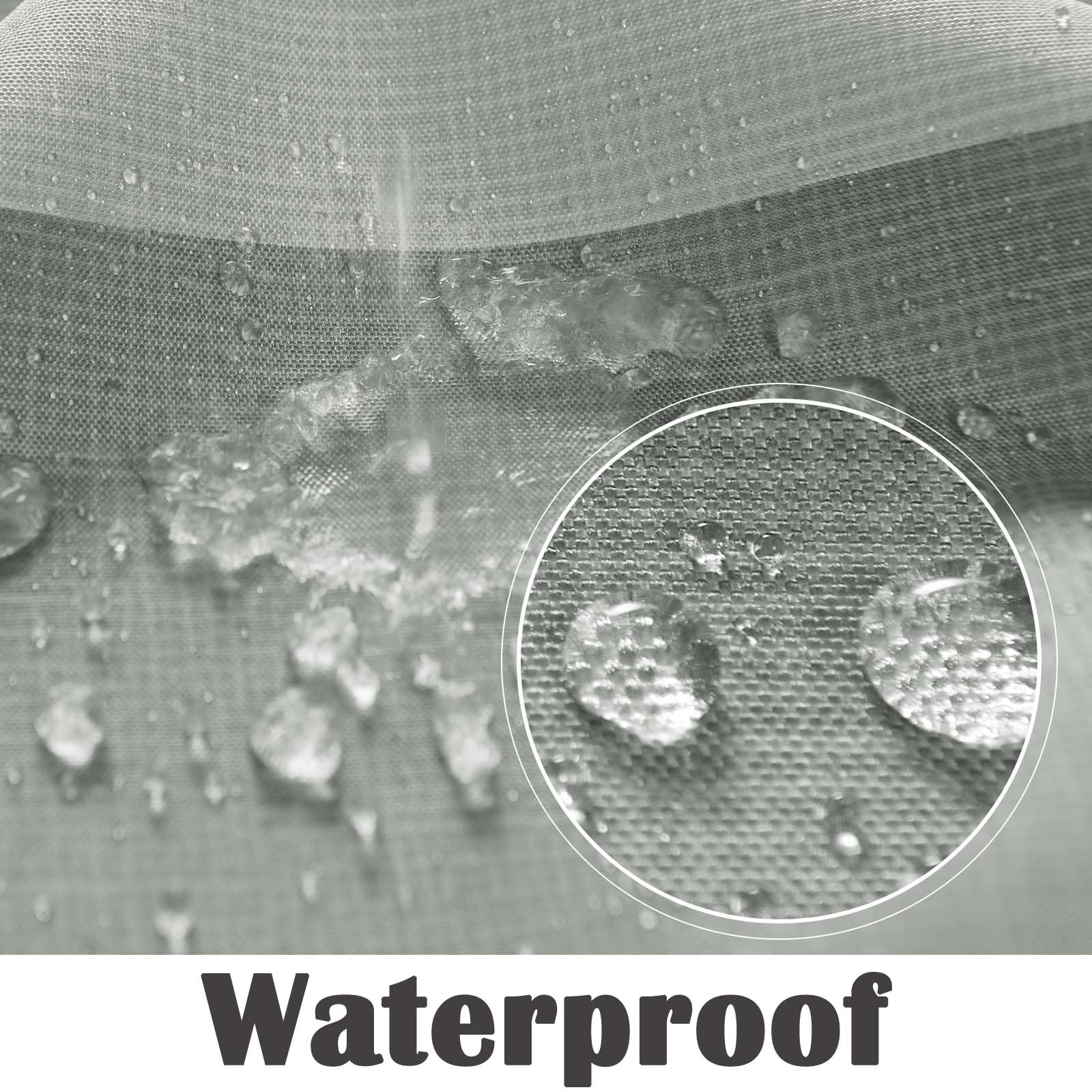 Jinchan shower curtain with 12 hooks ready for quick installation