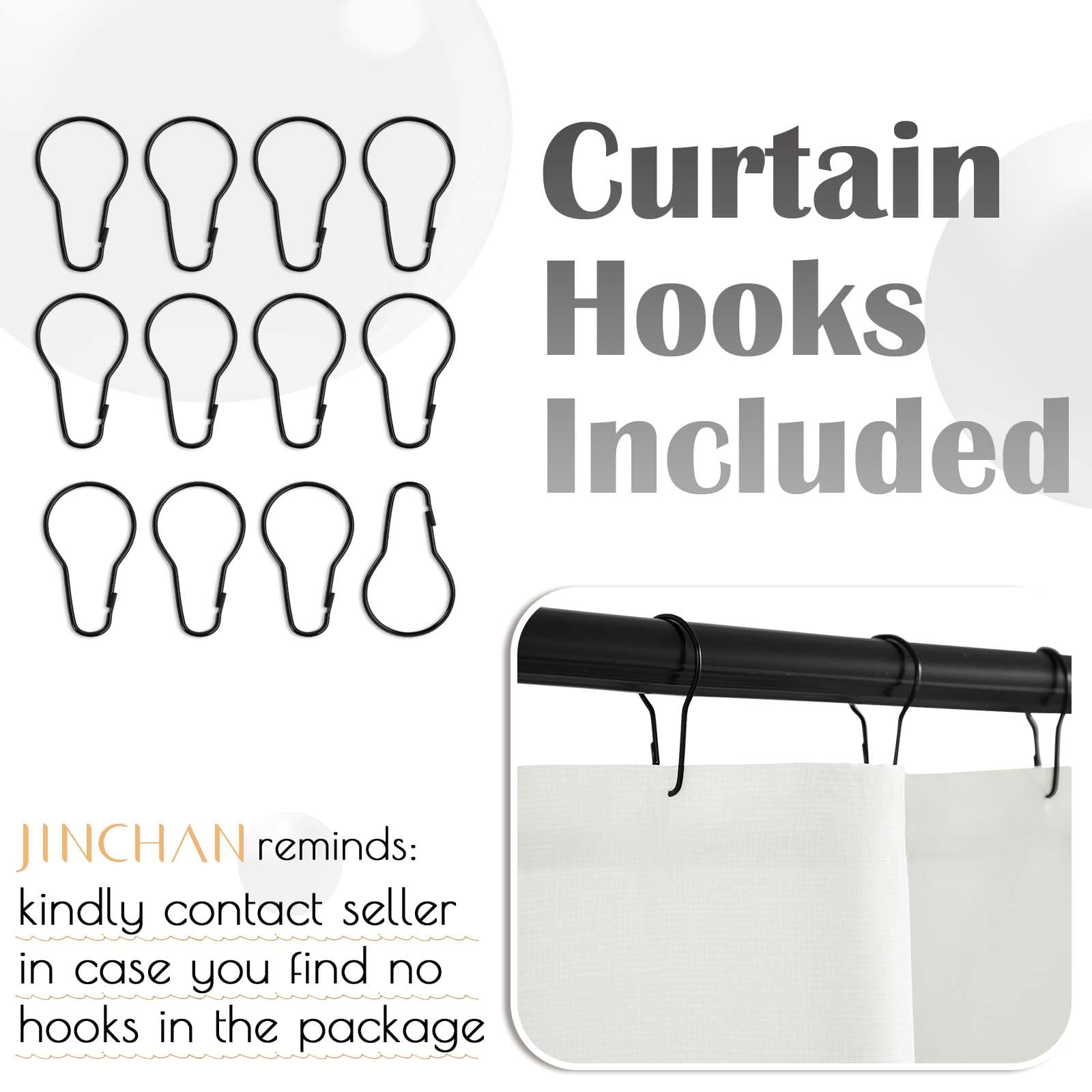 Minimalist Jinchan curtain complements modern neutral bathrooms