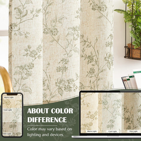 Jinchan over-sink drapes brighten the kitchen while reducing glare
