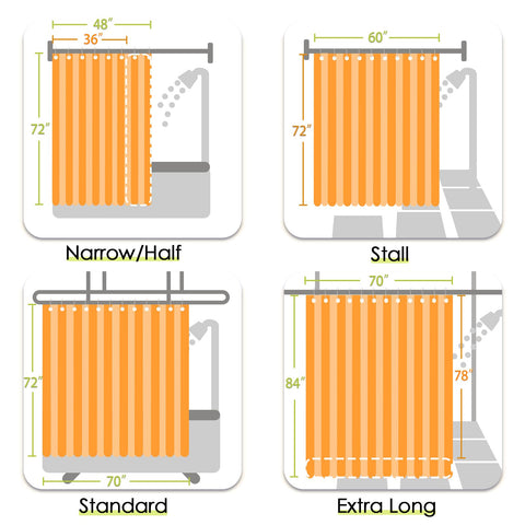 Jinchan curtain includes seven hooks for quick, secure installation.