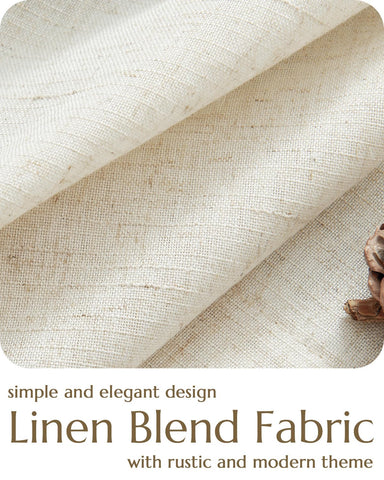jinchan tie-top linen curtains easy-care design for busy homes