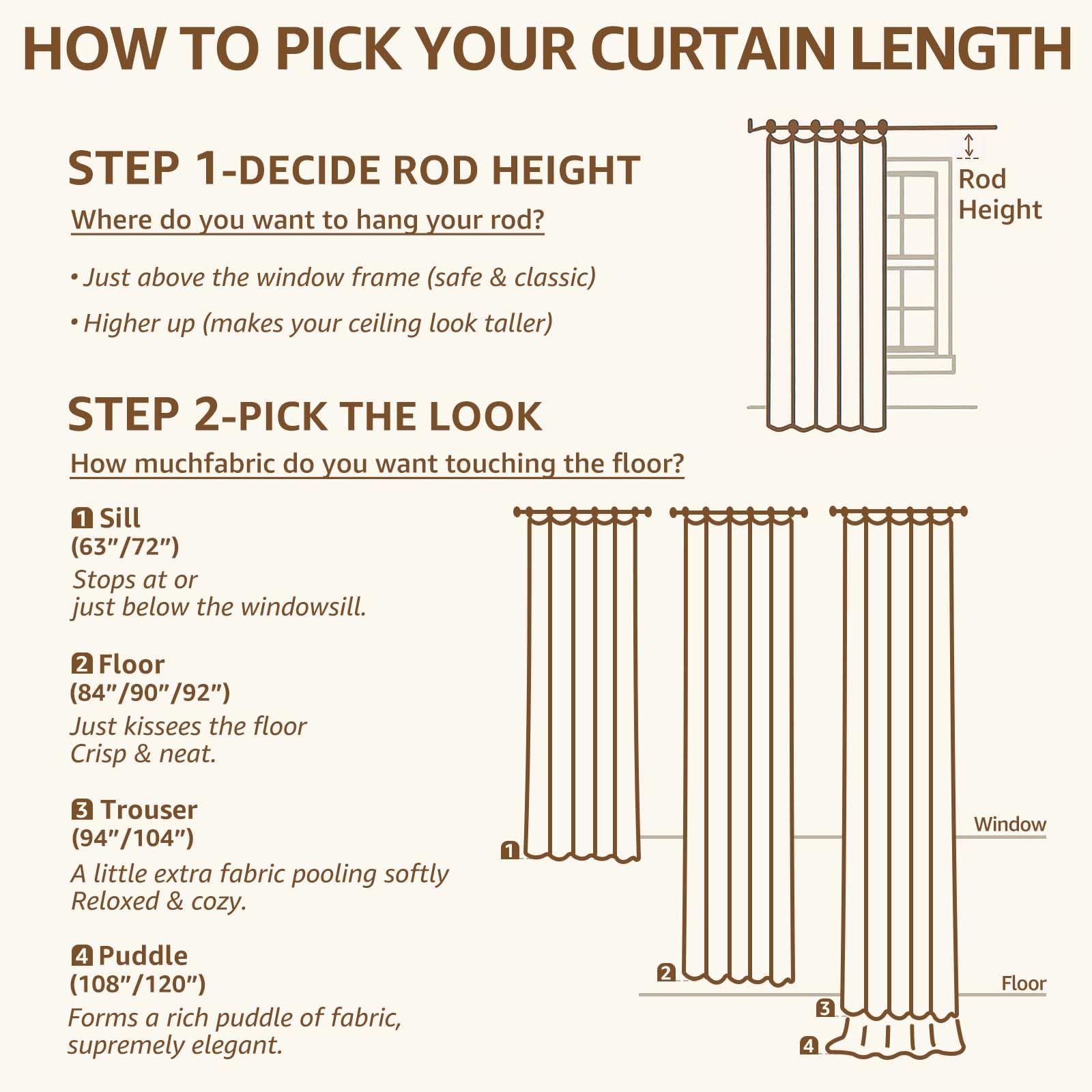 Jinchan versatile curtains suitable for multiroom use.