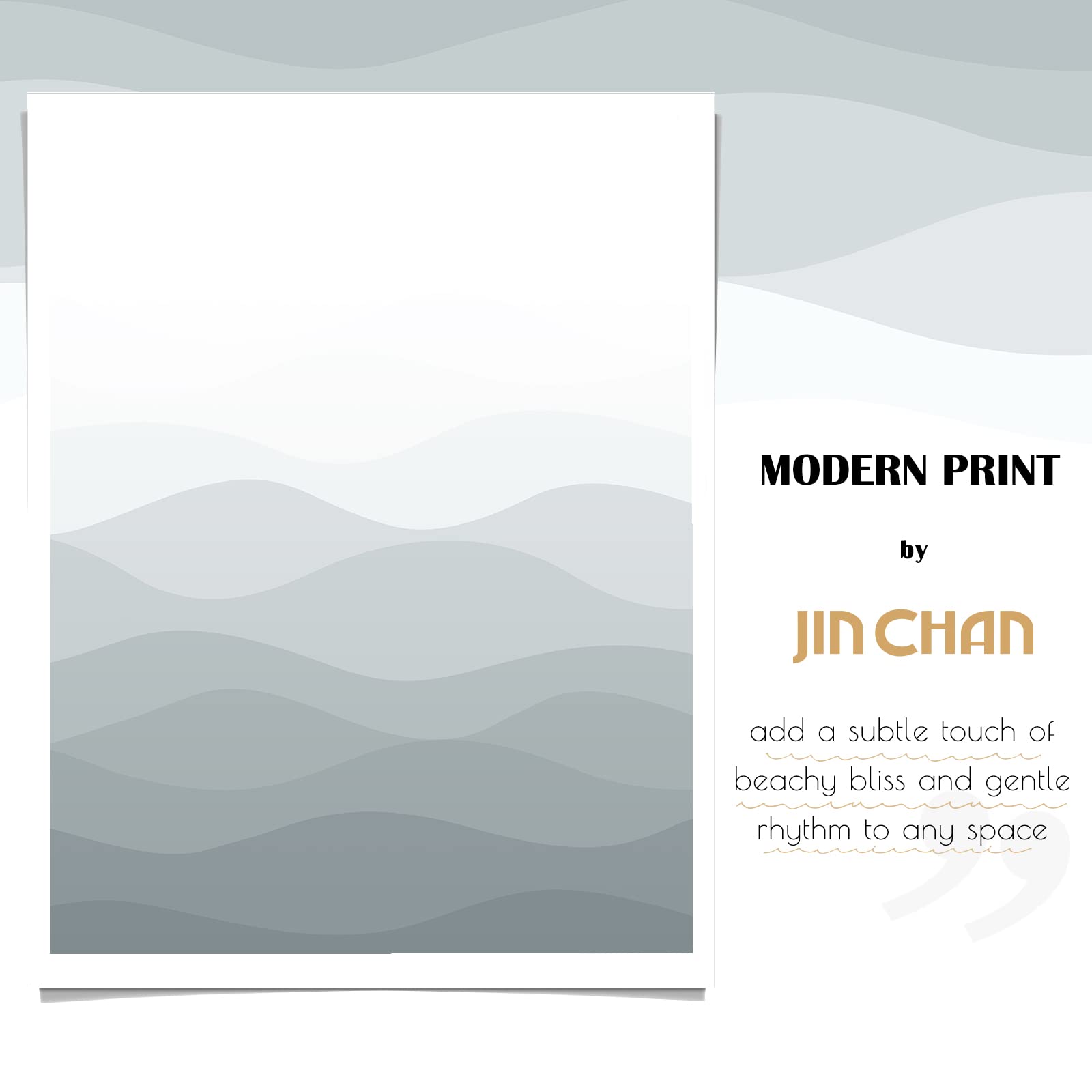 Jinchan waterproof fabric shower curtain close-up highlighting durable material for splash protection