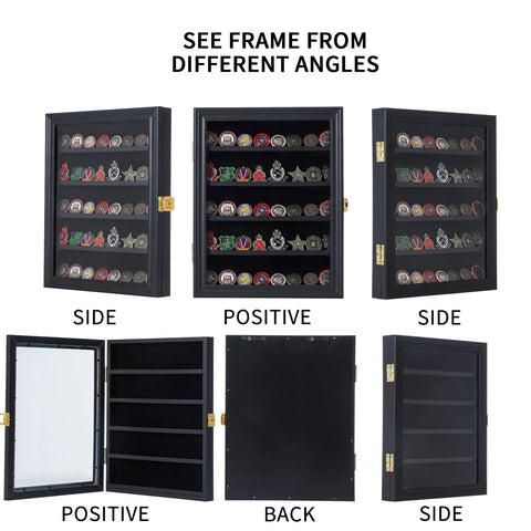 Protective dust-free interior keeps items clearly visible