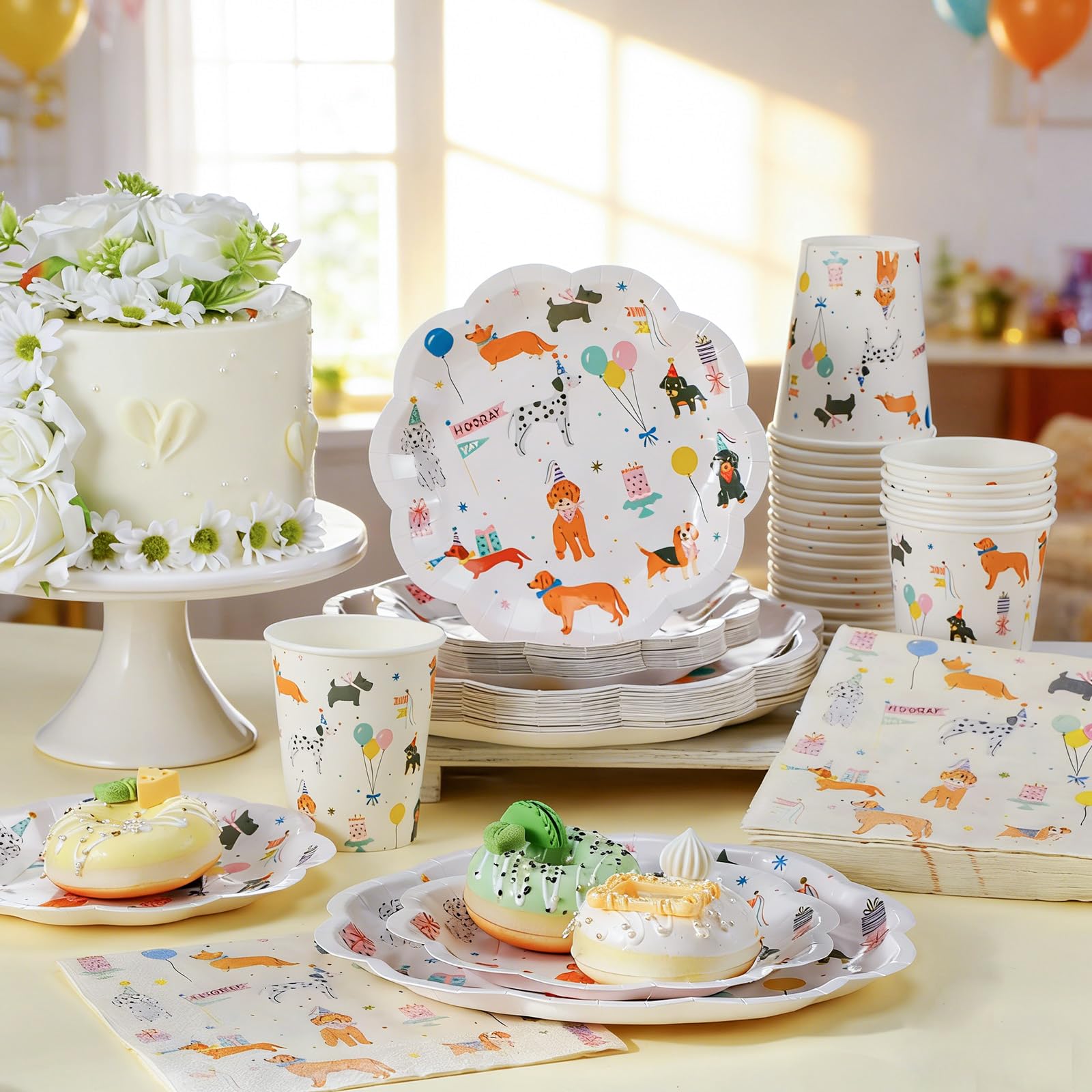 Jinei coordinated tableware set elevates the party table appearance