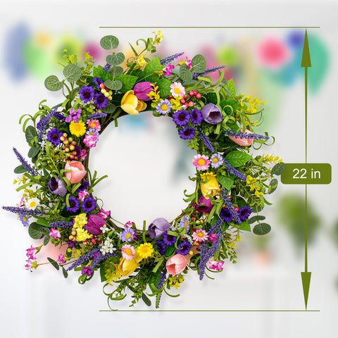 JINGHONG indoor-outdoor decor use case showing greeting-ready spring-to-summer transition.