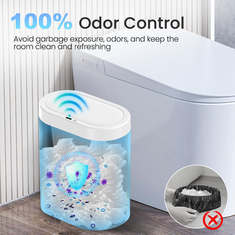 jinligogo large capacity 5-gallon trash can reduces frequent emptying