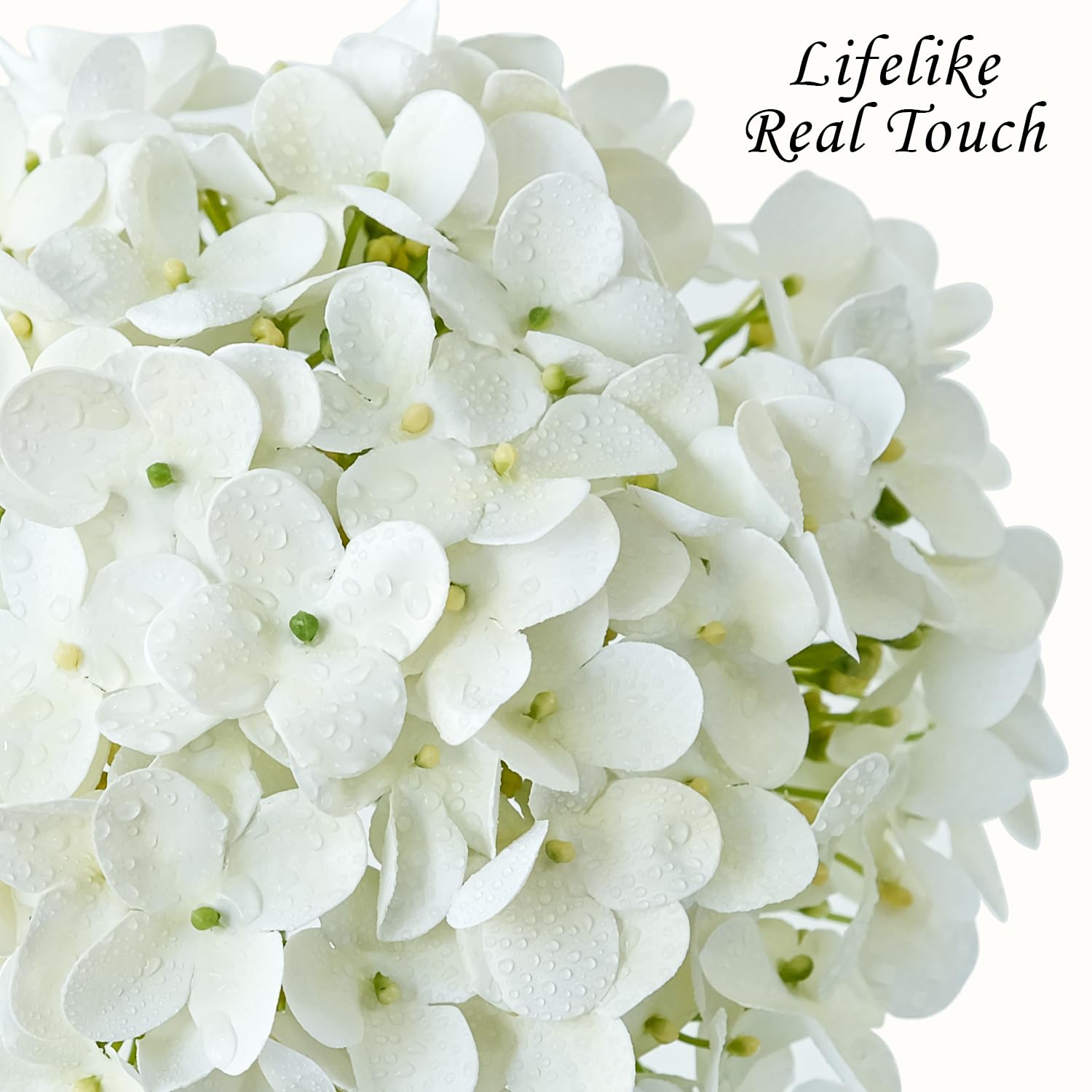 JINWOE 4-piece hydrangea bouquet ideal for weddings and tables