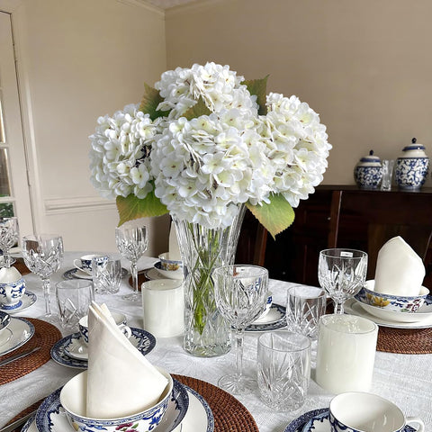 JINWOE wedding centerpieces hydrangea for timeless table decor.