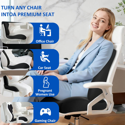 JIPORIER versatile cushion suitable for office car and gaming chairs