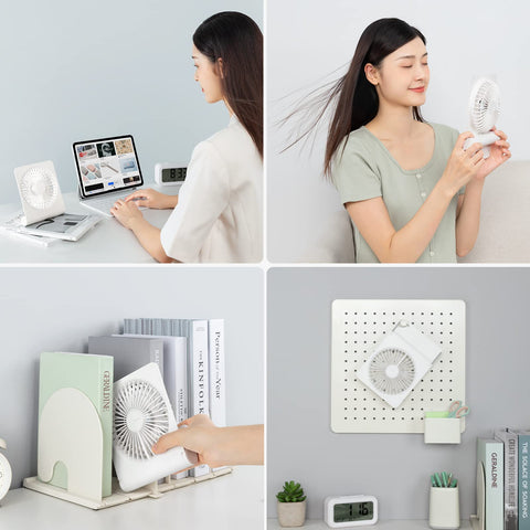 JISULIFE fan with hanging hole for versatile placement anywhere.