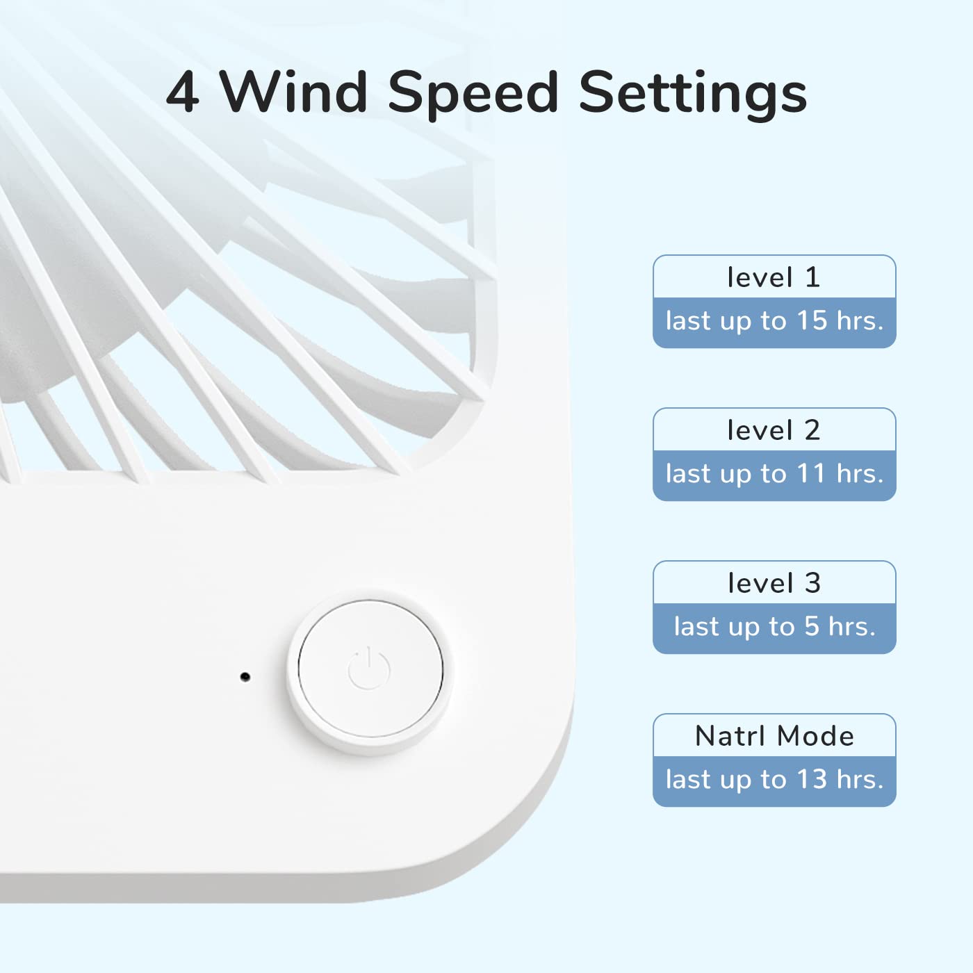 JISULIFE desk fan on a desk, suitable for home or office cooling.