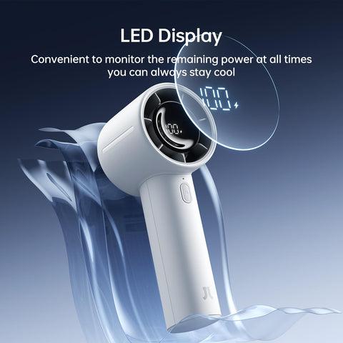JISULIFE five-speed settings let you tailor airflow from gentle to strong