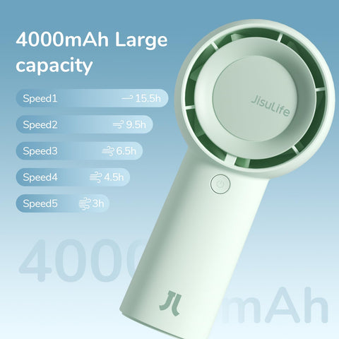 JISULIFE five-speed turbo wind control on the device for customized breeze
