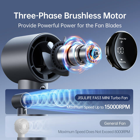 JISULIFE Pro1S scroll wheel for precise wind control