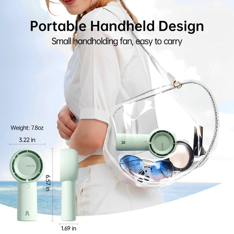JISULIFE handheld with lanyard and anti-slip base for outdoor stability