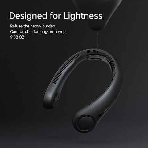 JISULIFE neck fan lightweight design for gym and travel