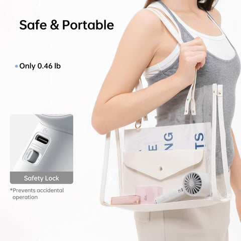 JISULIFE nine-blade ultra-quiet design delivers smooth, peaceful breeze