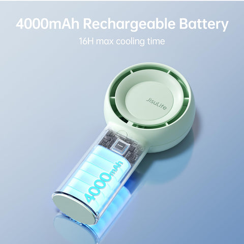 JISULIFE travel-friendly pocket fan ready for vacations and events