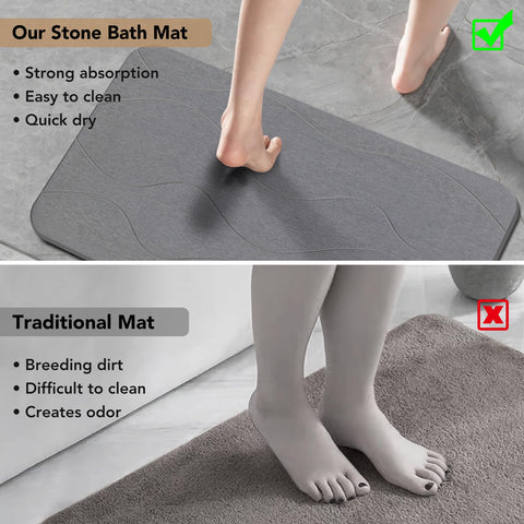 JIZEUO multifunctional bath mat suitable for kitchen sinks and pool areas.